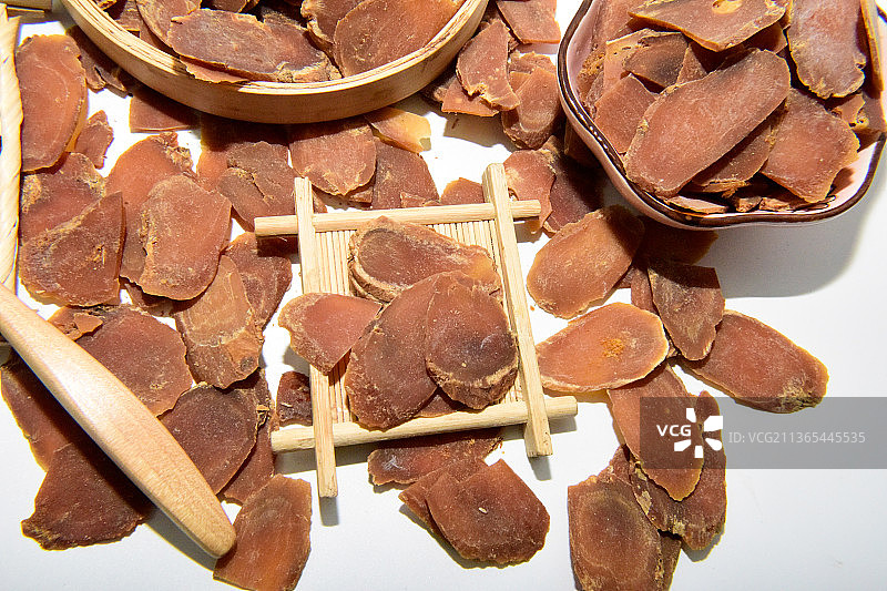 道地中药材中药红参图片素材