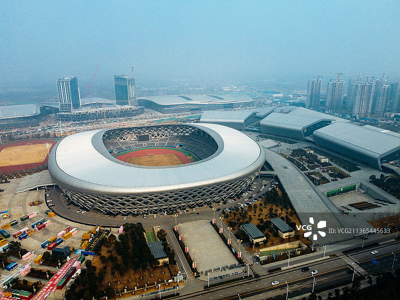 徐州 奥体中心 淮海国际博览中心 紫金路 汉源大道 云龙区图片素材