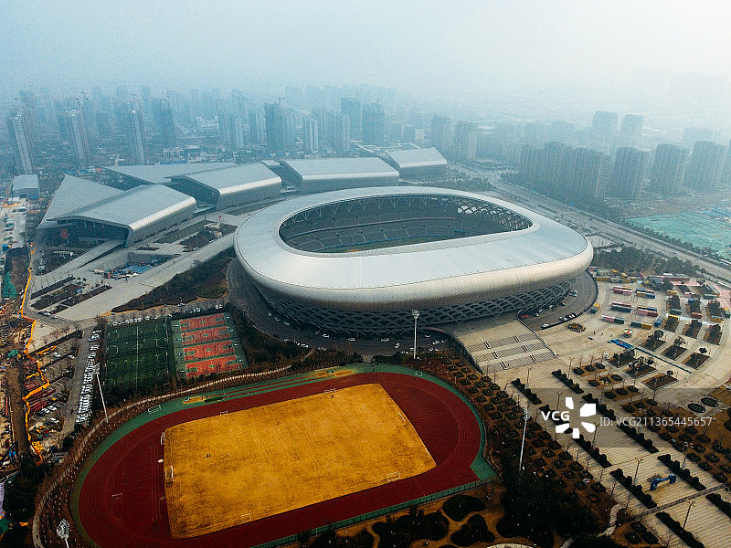 徐州 奥体中心 淮海国际博览中心 紫金路 汉源大道 云龙区图片素材