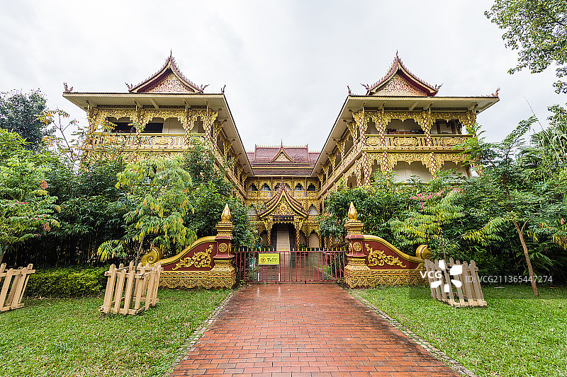 云南西双版纳总佛寺图片素材