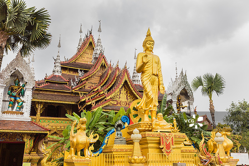 云南西双版纳总佛寺图片素材