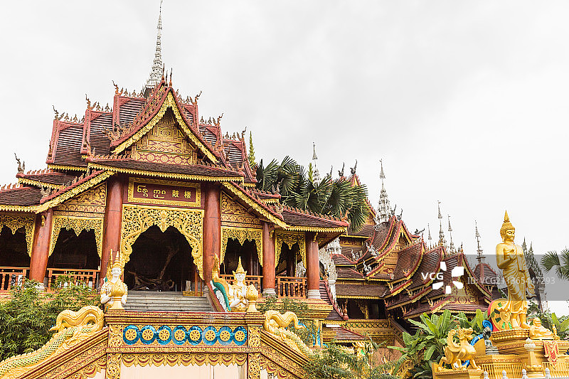 云南西双版纳总佛寺图片素材