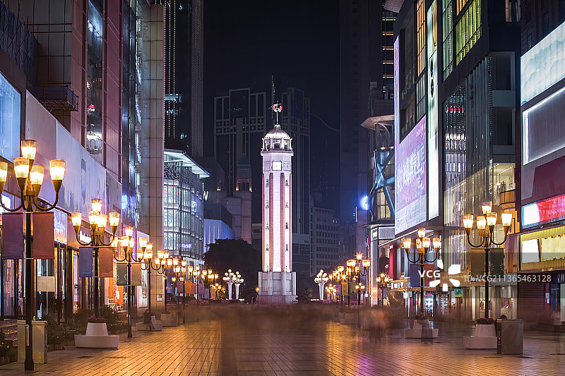 重庆市解放碑步行街图片素材