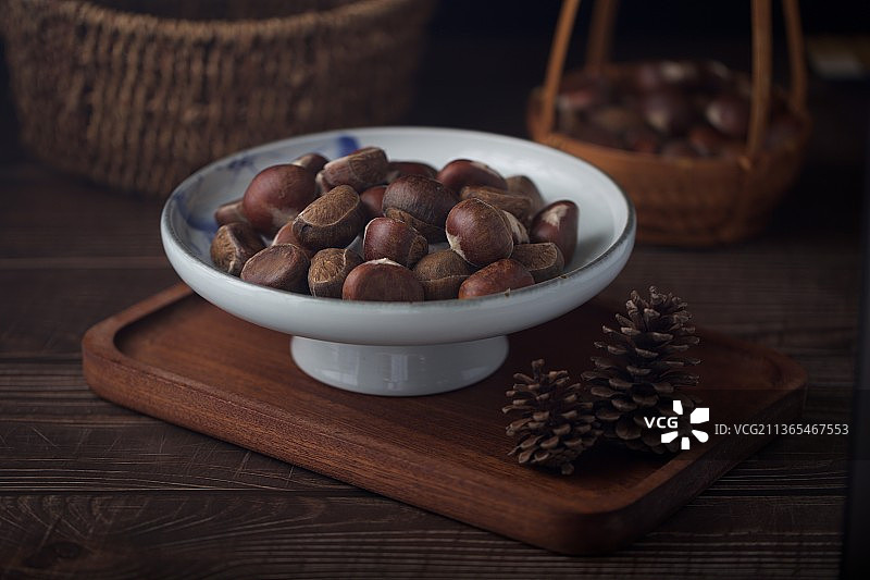 罗田板栗图片素材