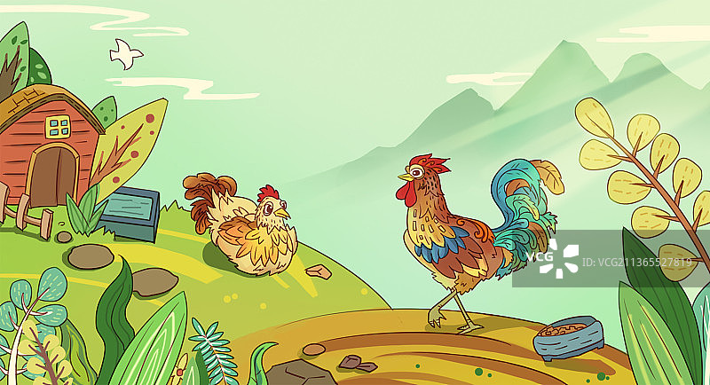 土鸡包装图片素材