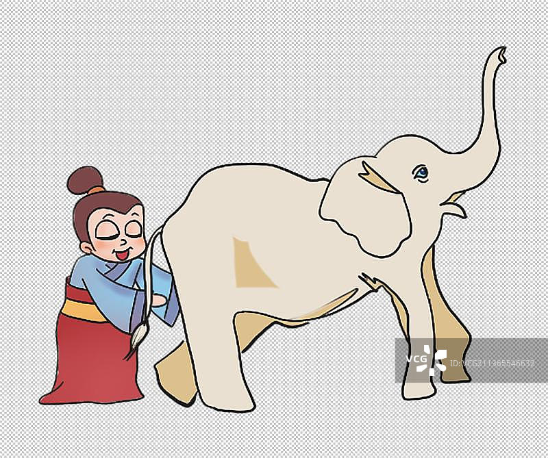 盲人摸象图片素材