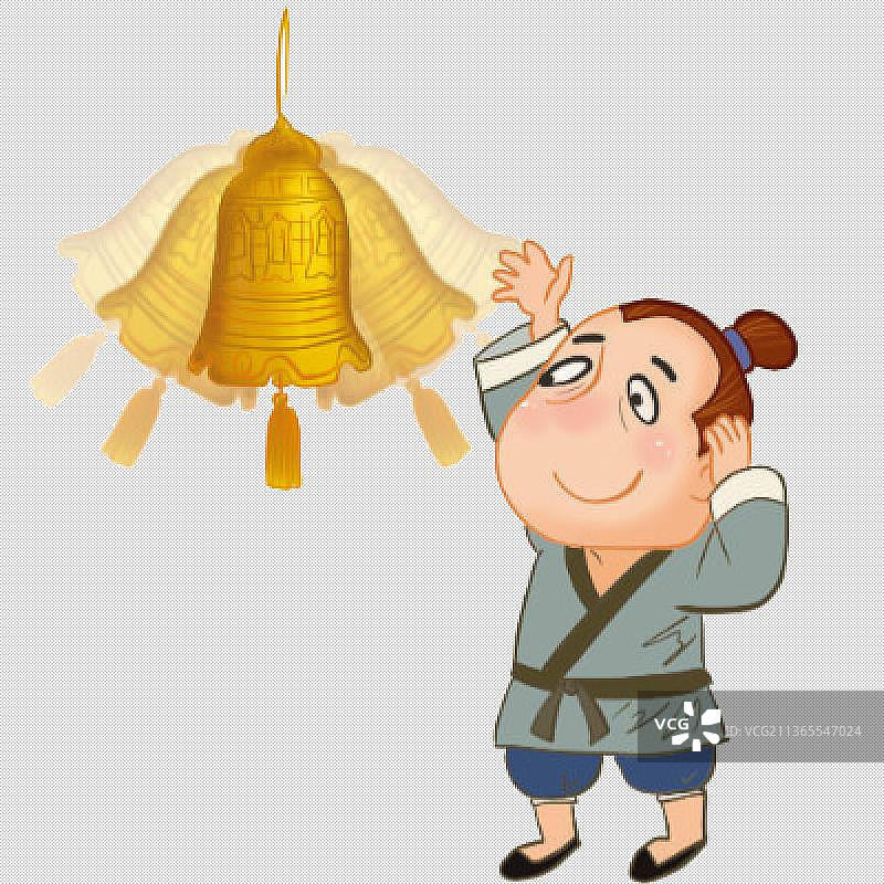 掩耳盗铃图片素材