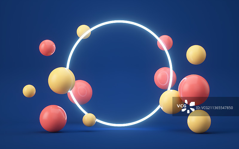 立体光效三维图形科技场景背景图片素材