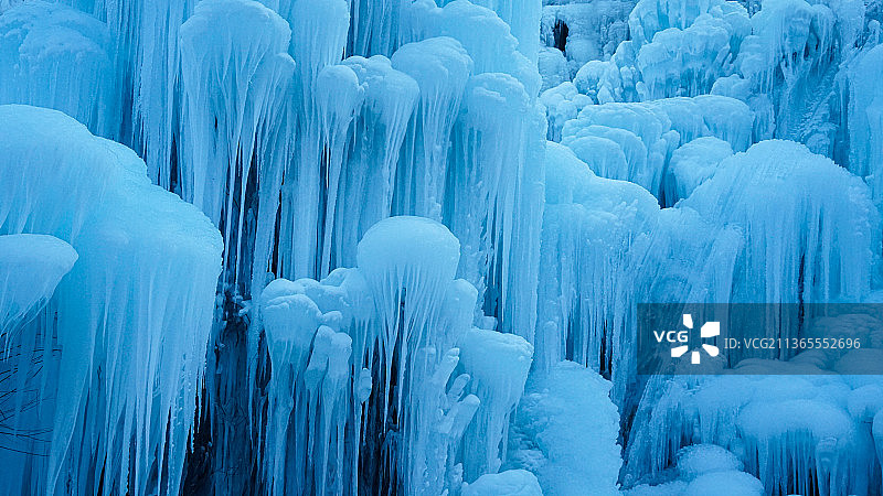 神泉峡冰瀑图片素材