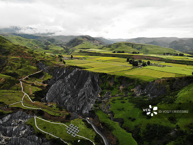 农业田顶天景观图片素材
