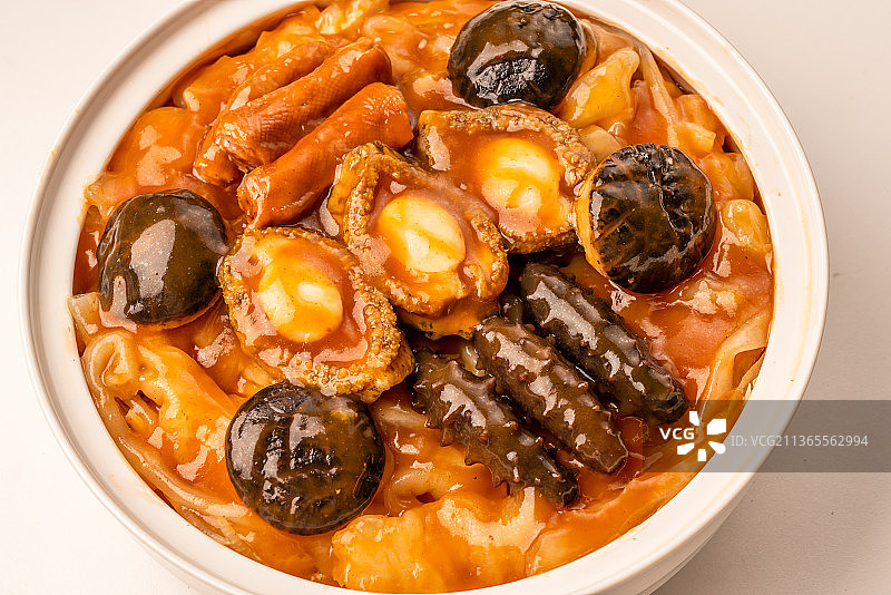 佛跳墙海鲜大盆菜图片素材