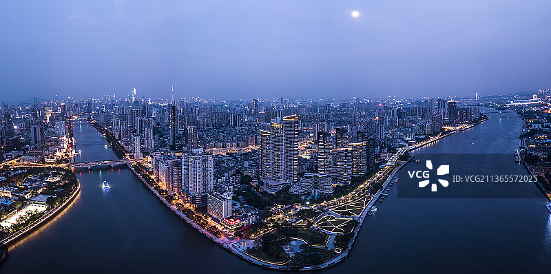 广州海珠区全景图片素材