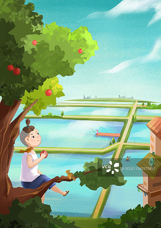 田野生活图片素材