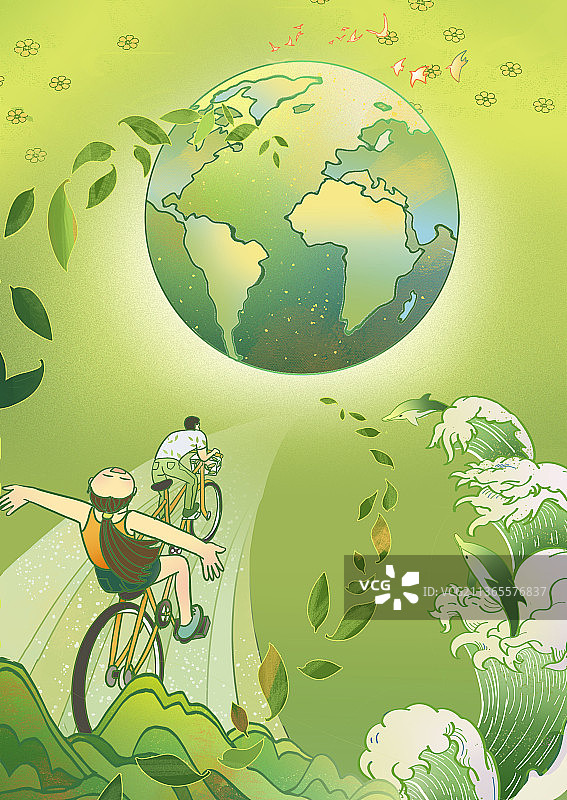 绿色环保地球生活图片素材