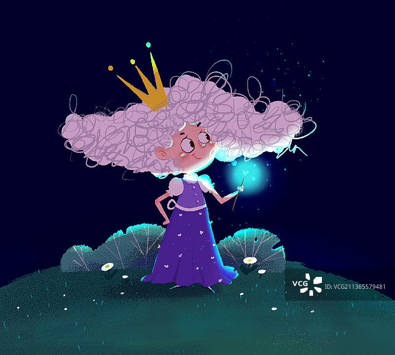 魔法小公主系列-蓝光图片素材