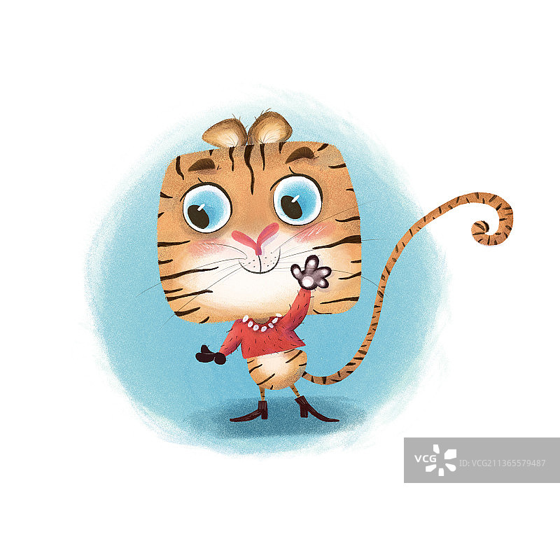 可爱的小老虎图片素材