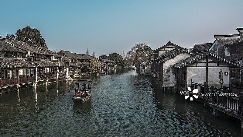 静悄悄的乌镇图片素材