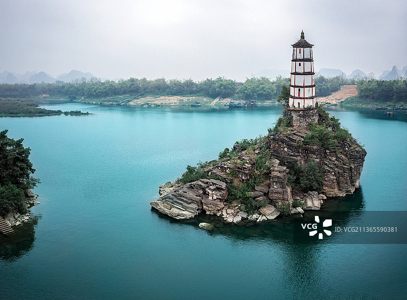 《左江斜塔》图片素材