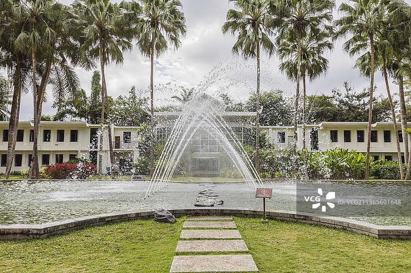 云南西双版纳中国科学院西双版纳热带植物园图片素材