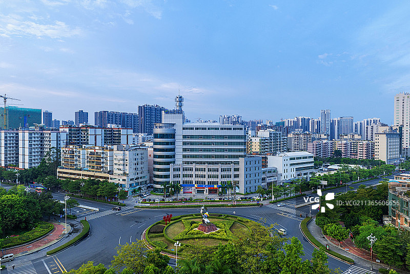 清远体育广场路口图片素材