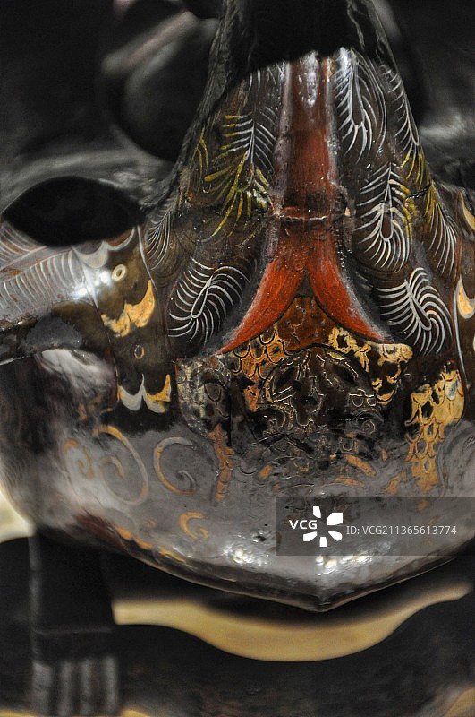 荆州博物馆楚国漆器图片素材