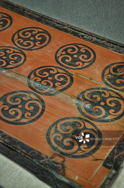 荆州博物馆楚国漆器图片素材