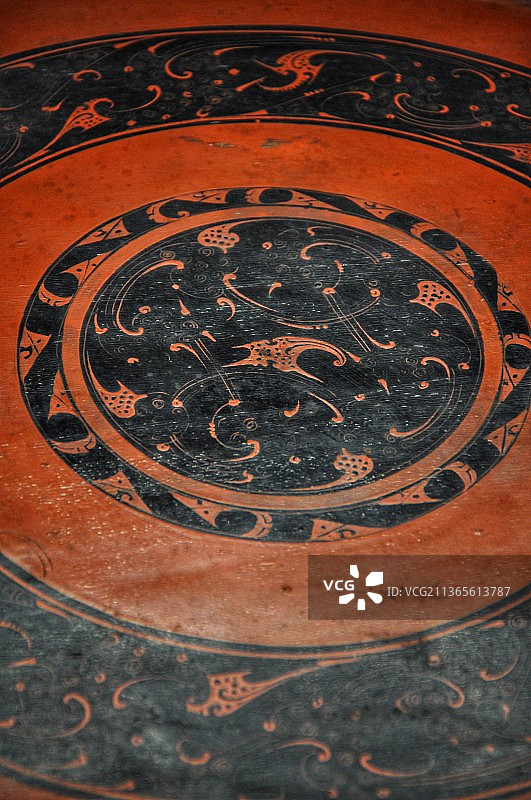 荆州博物馆楚国漆器图片素材