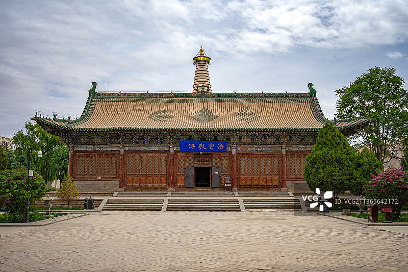 甘肃省张掖大佛寺图片素材