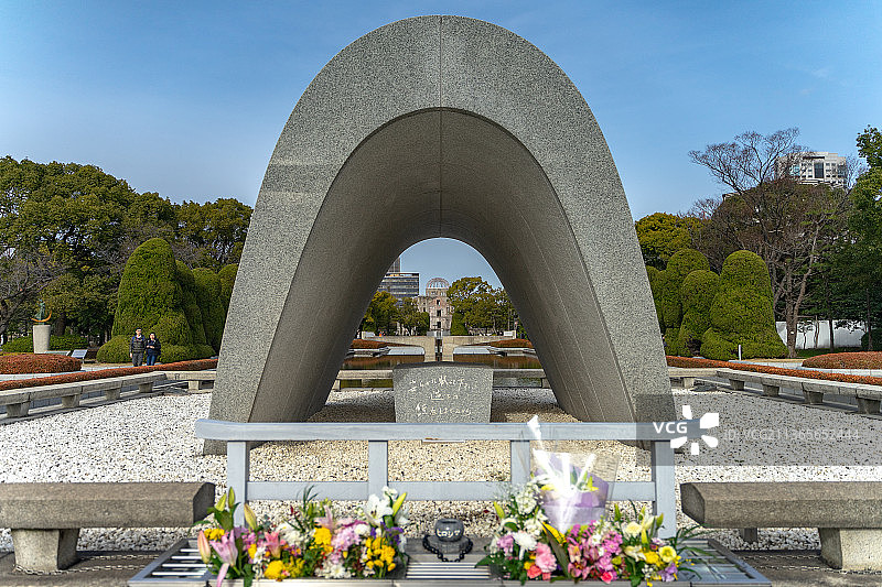 日本广岛原子弹爆炸纪念馆图片素材