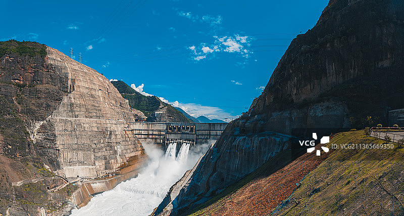 大国重器——白鹤滩水电站图片素材