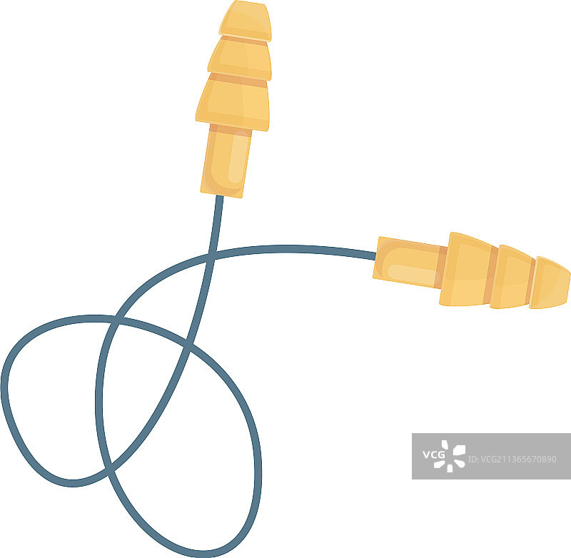 耳塞设备卡通图标图片素材