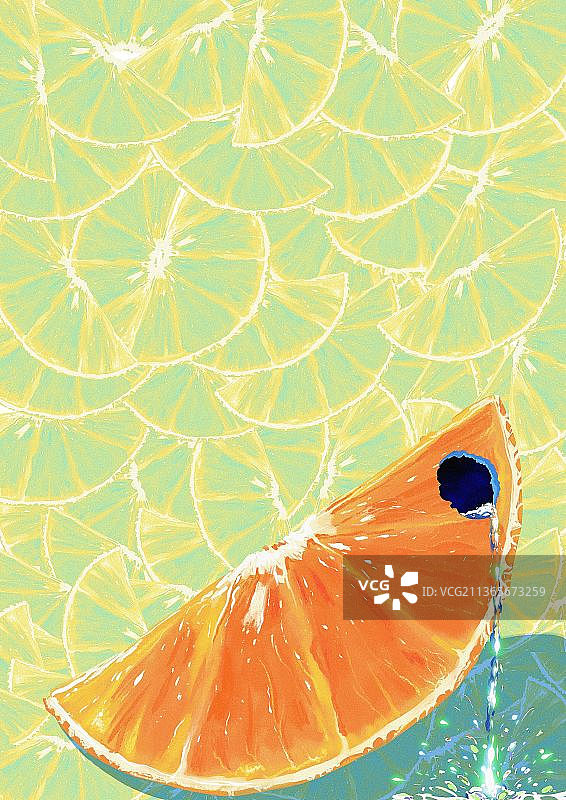 壁纸封面插画插图海报橘子图片素材
