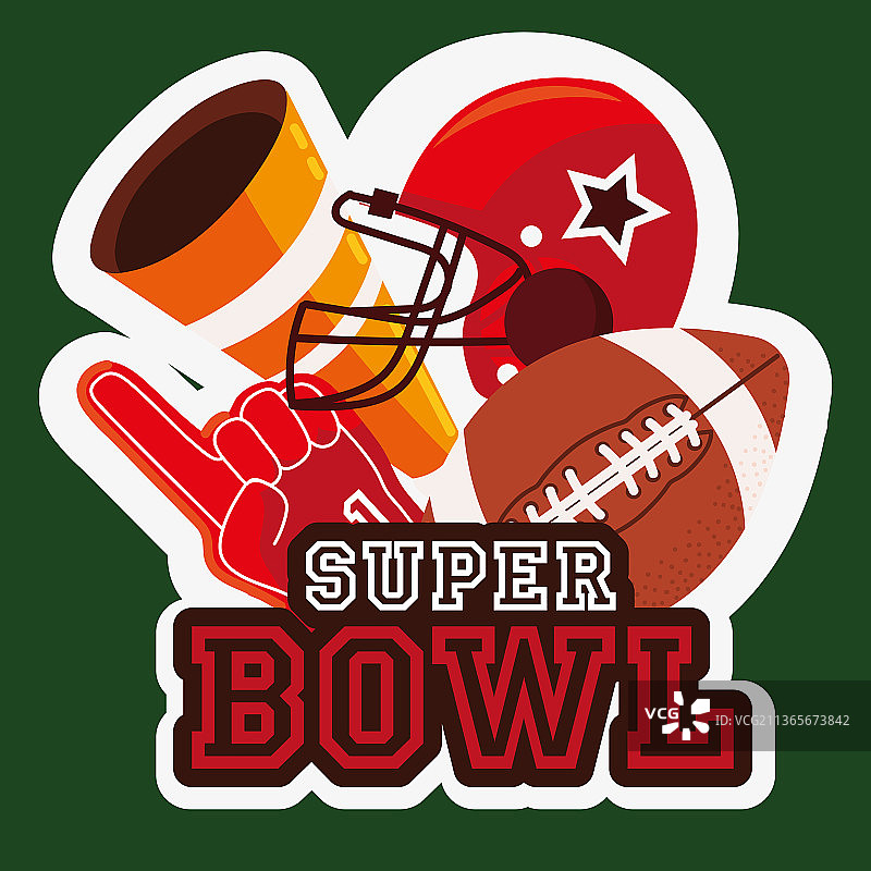 超级碗赛事装备图片素材