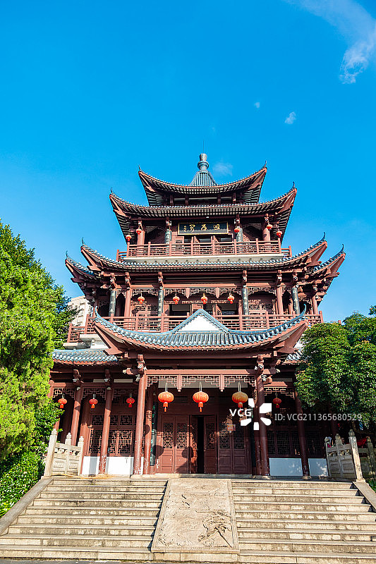 古建筑屋顶图片素材