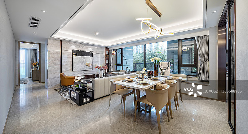 样板房客厅图片素材