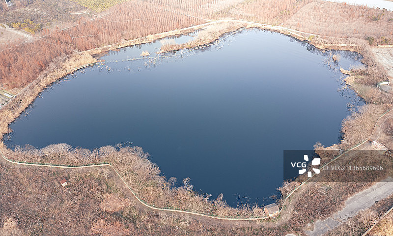 上海佘山天马山深坑图片素材