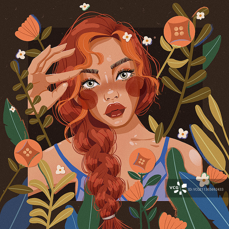 欧美女孩图片素材