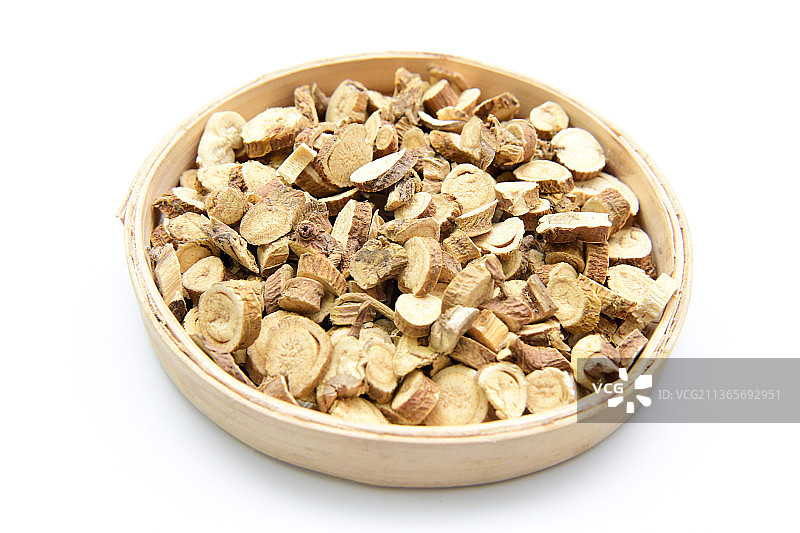 中草药中药加工传统中药材苦参图片素材