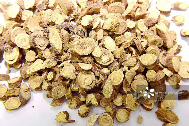 中草药中药加工传统中药材苦参图片素材