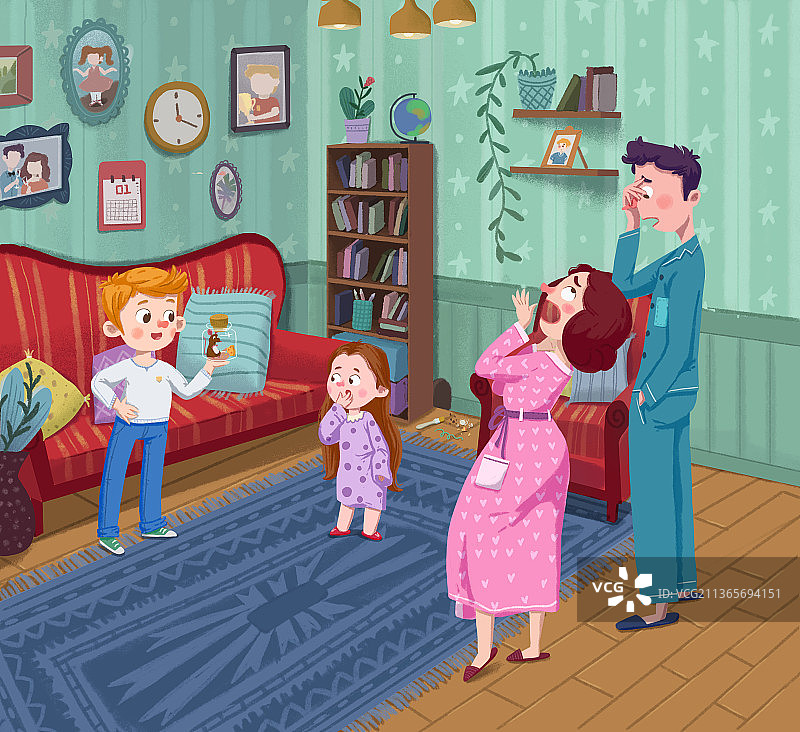 儿童插画绘本内页图片素材