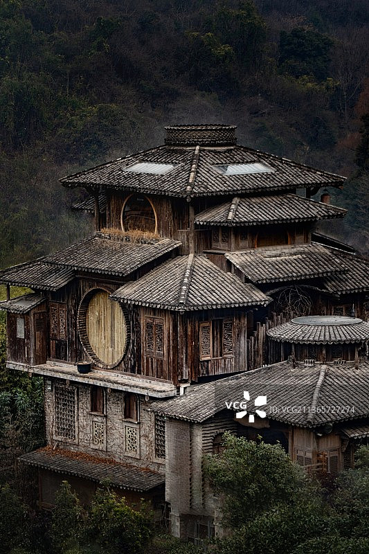 满觉陇汤屋图片素材