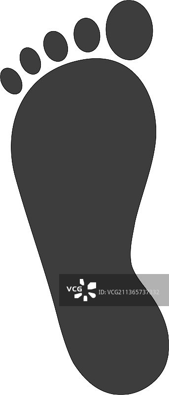 步痕图标，人类脚印标志图片素材