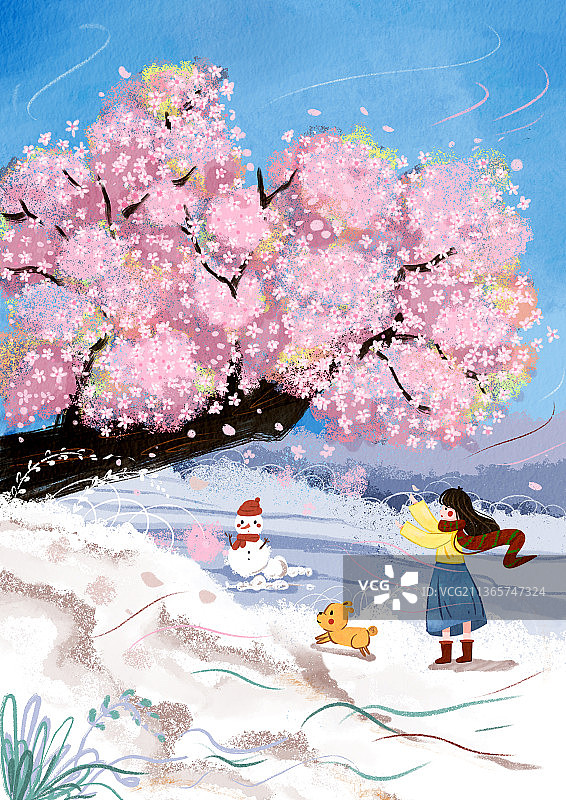 你那里下雪了吗图片素材