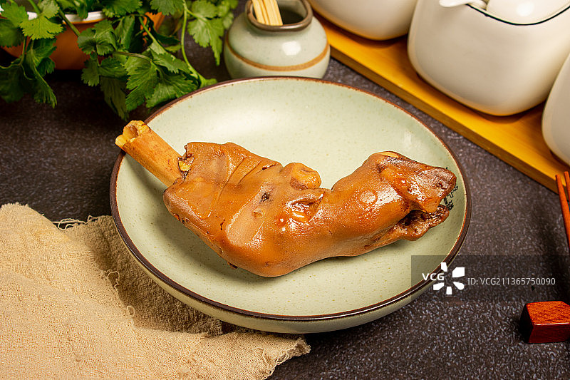 卤味羊蹄图片素材