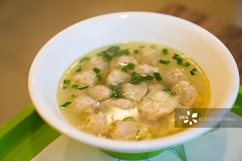 鸡汤馄饨图片素材