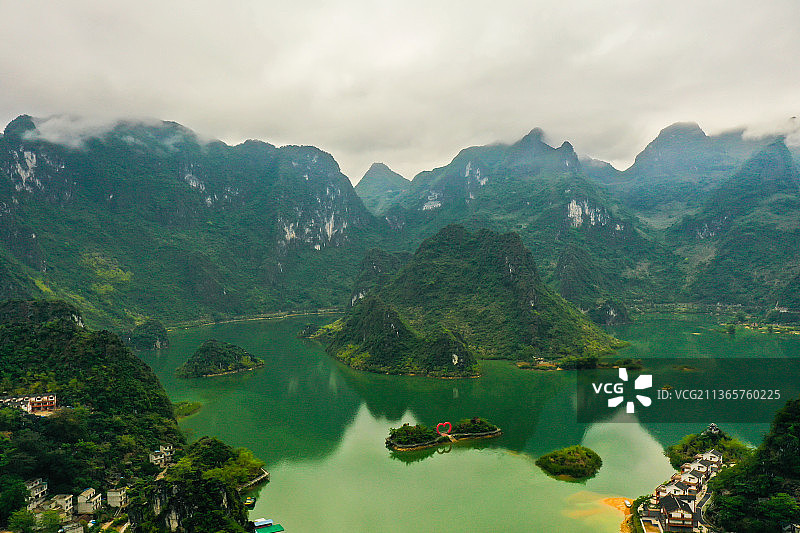 凌云浩坤湖图片素材