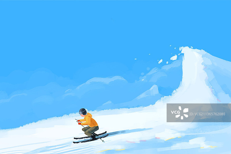 滑雪图片素材