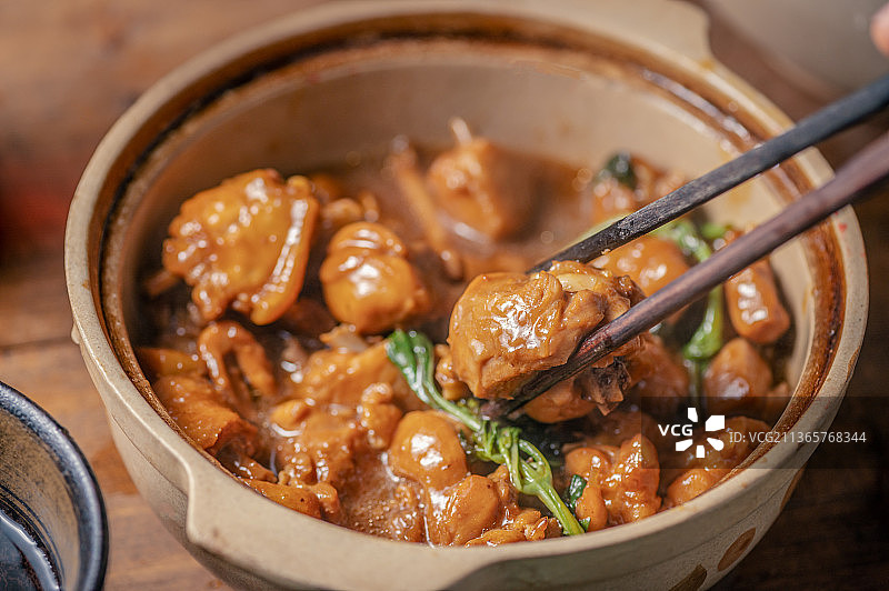 台湾三杯鸡图片素材