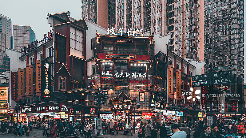 长沙黄兴路坡子街图片素材