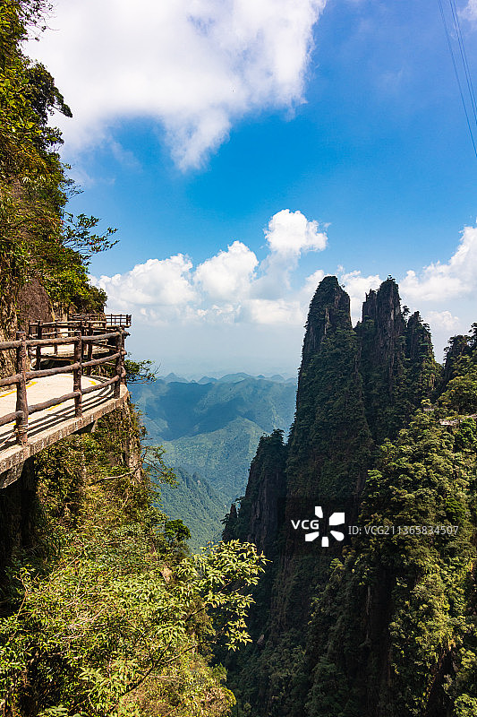 莽山五指峰观景台图片素材
